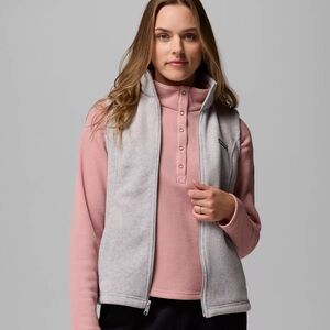 Gray Columbia Fleece Vest